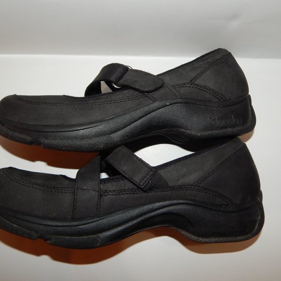Dansko 39 US 8.5/9 Black Suede - Mary Jane Shoes NGUC - Picture 5 of 8